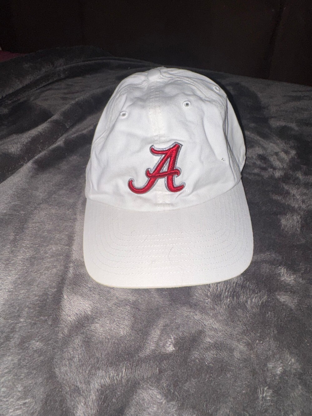 47 Brand The Franchise White Baseball Cap Medium Cotton Collegiate Logo